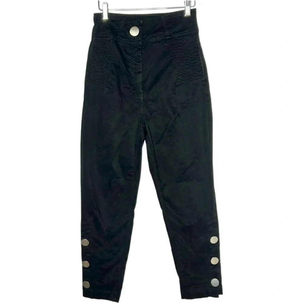 Zara high‎ waist black pants size XS
